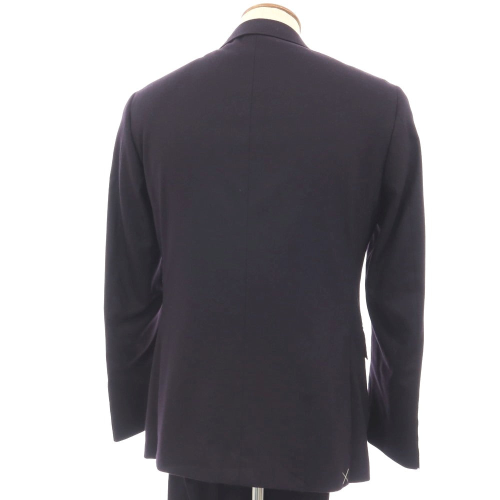 【新品】カナーリ CANALI CAre ウールポリエステルポリウレタン 2つボタンスーツ ネイビー【サイズ46】【 状態ランクN 】【 メンズ 】