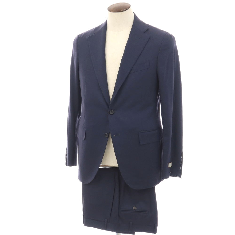 【新品】カナーリ CANALI CAre ウールポリウレタン 3つボタンスーツ ネイビー【サイズ50】【 状態ランクN 】【 メンズ 】