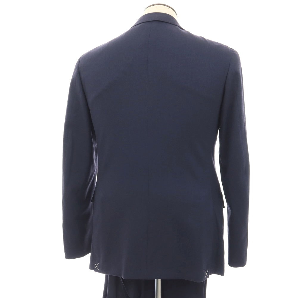 【新品】カナーリ CANALI CAre ウールポリウレタン 3つボタンスーツ ネイビー【サイズ50】【 状態ランクN 】【 メンズ 】