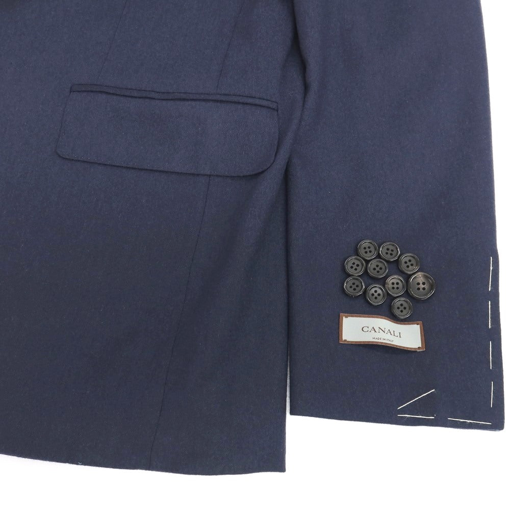 【新品】カナーリ CANALI CAre ウールポリウレタン 3つボタンスーツ ネイビー【サイズ50】【 状態ランクN 】【 メンズ 】