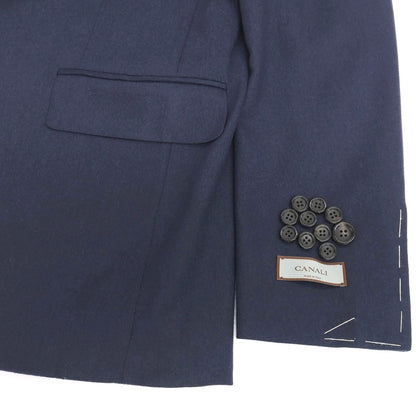 【新品】カナーリ CANALI CAre ウールポリウレタン 3つボタンスーツ ネイビー【サイズ50】【 状態ランクN 】【 メンズ 】