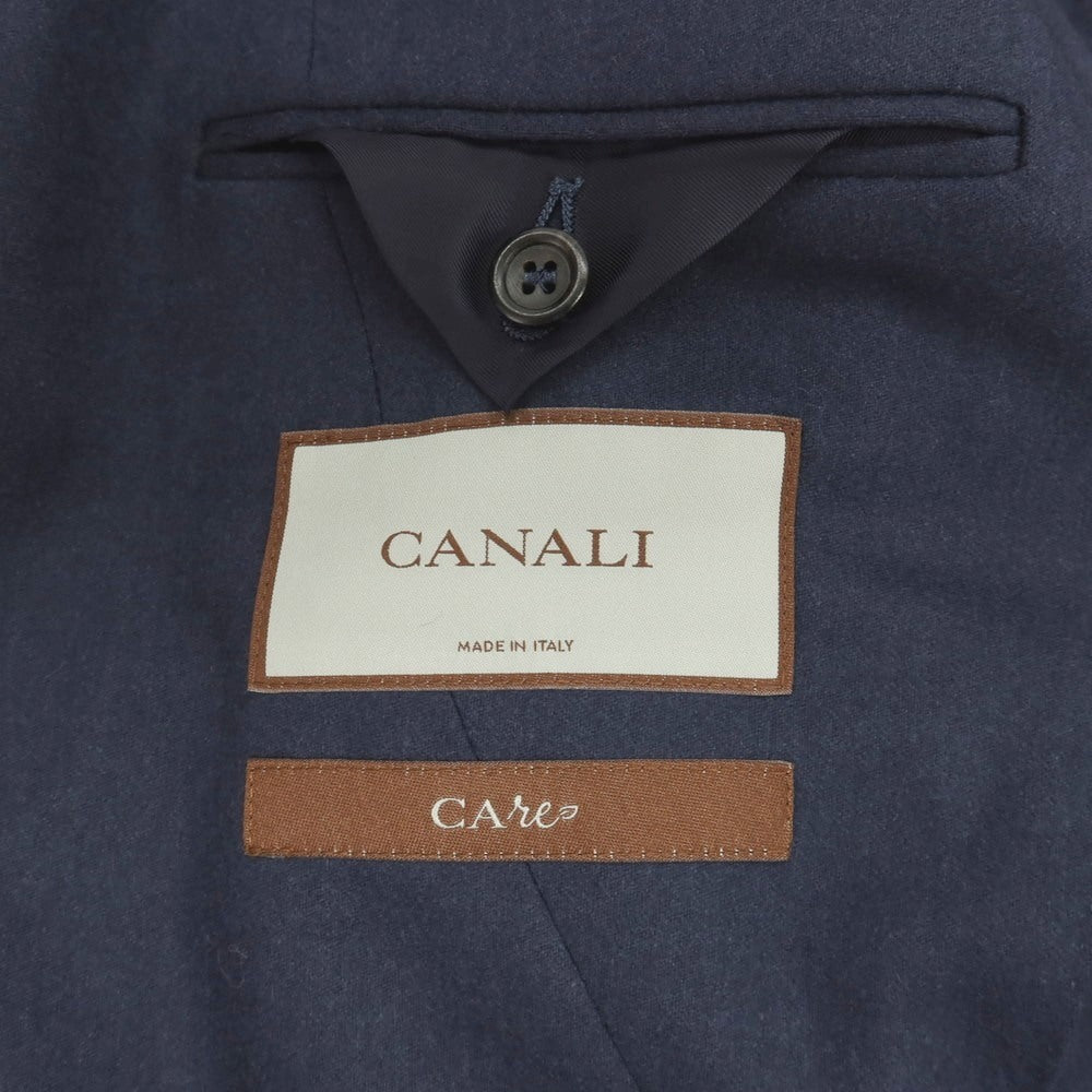 【新品】カナーリ CANALI CAre ウールポリウレタン 3つボタンスーツ ネイビー【サイズ50】【 状態ランクN 】【 メンズ 】