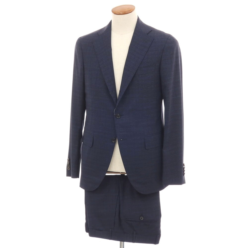【新品】カナーリ CANALI Impeccabile ウール 3つボタンスーツ ネイビー【サイズ48】【 状態ランクN 】【 メンズ 】
