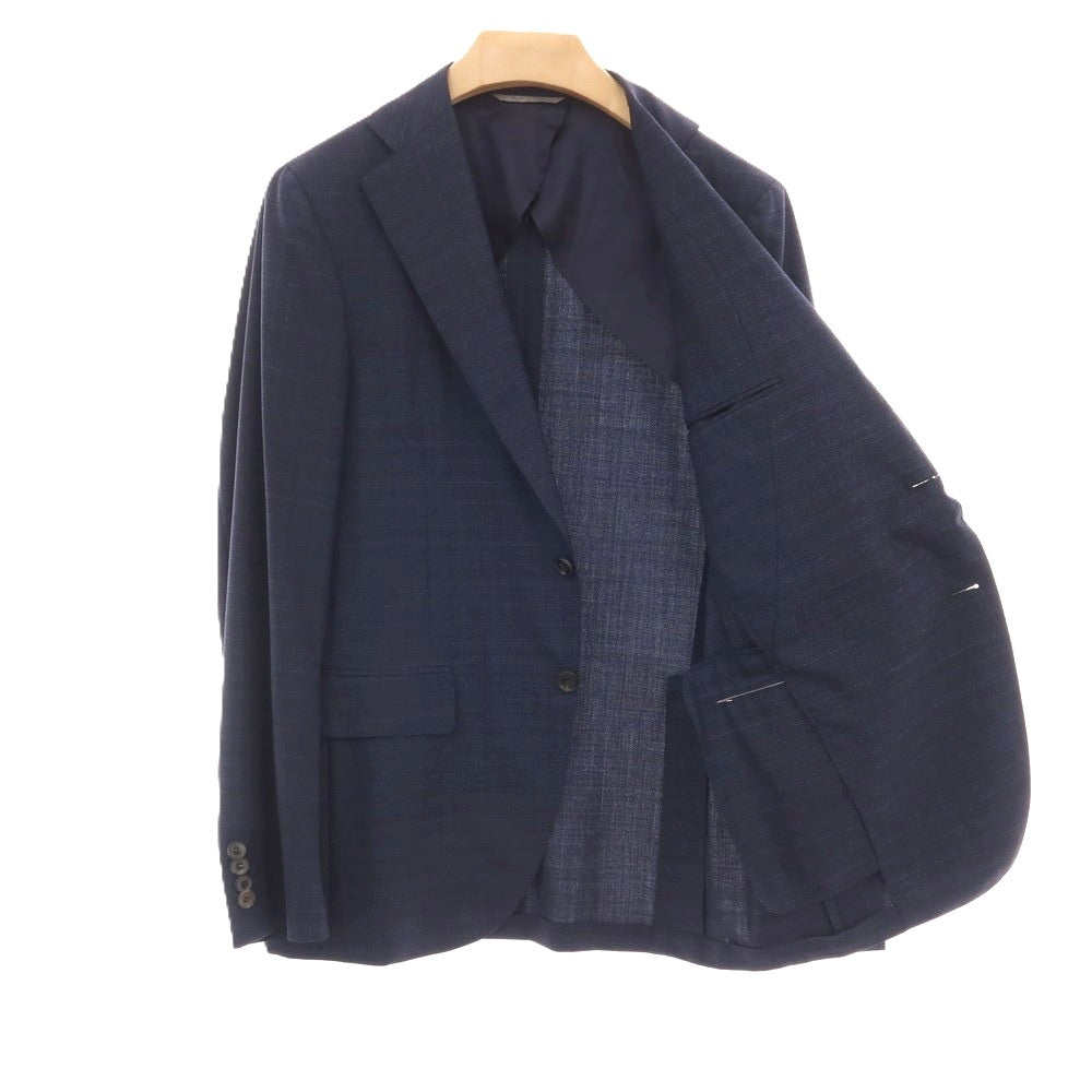 【新品】カナーリ CANALI Impeccabile ウール 3つボタンスーツ ネイビー【サイズ48】【 状態ランクN 】【 メンズ 】