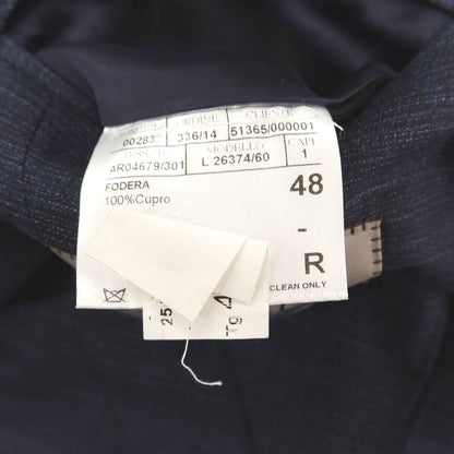 【新品】カナーリ CANALI Impeccabile ウール 3つボタンスーツ ネイビー【サイズ48】【 状態ランクN 】【 メンズ 】