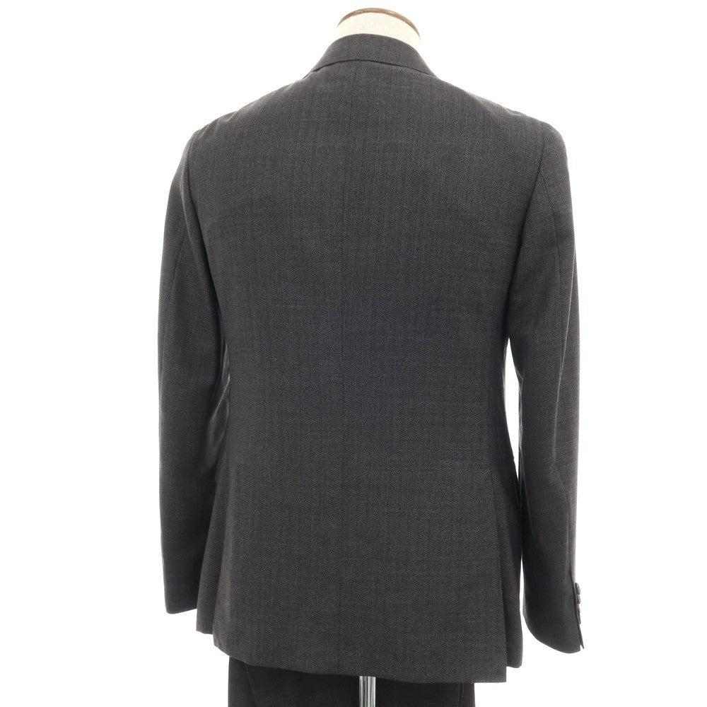 【新品】カナーリ CANALI Impeccabile ウール 3つボタンスーツ グレー【サイズ48】【 状態ランクN 】【 メンズ 】
