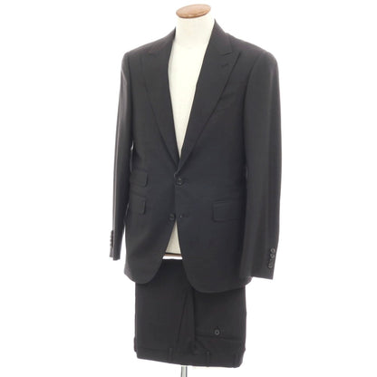 【新品アウトレット】カナーリ CANALI Impeccabile ウール 2つボタンスーツ ブラック【サイズ48】【 状態ランクN- 】【 メンズ 】