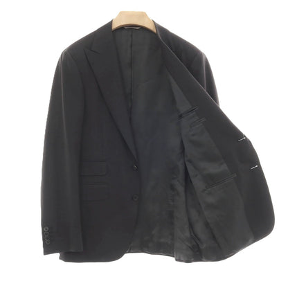 【新品アウトレット】カナーリ CANALI Impeccabile ウール 2つボタンスーツ ブラック【サイズ48】【 状態ランクN- 】【 メンズ 】