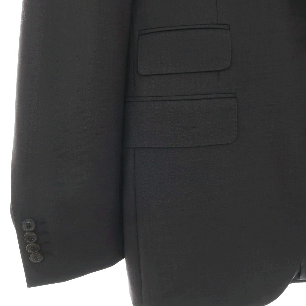 【新品アウトレット】カナーリ CANALI Impeccabile ウール 2つボタンスーツ ブラック【サイズ48】【 状態ランクN- 】【 メンズ 】