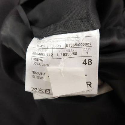 【新品アウトレット】カナーリ CANALI Impeccabile ウール 2つボタンスーツ ブラック【サイズ48】【 状態ランクN- 】【 メンズ 】