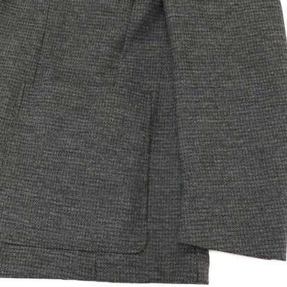 【新品】カナーリ CANALI コットンウールアクリル ジャージー ハウンドトゥース 2B テーラードジャケット グレーxブラック【サイズ46】【 状態ランクN 】【 メンズ 】