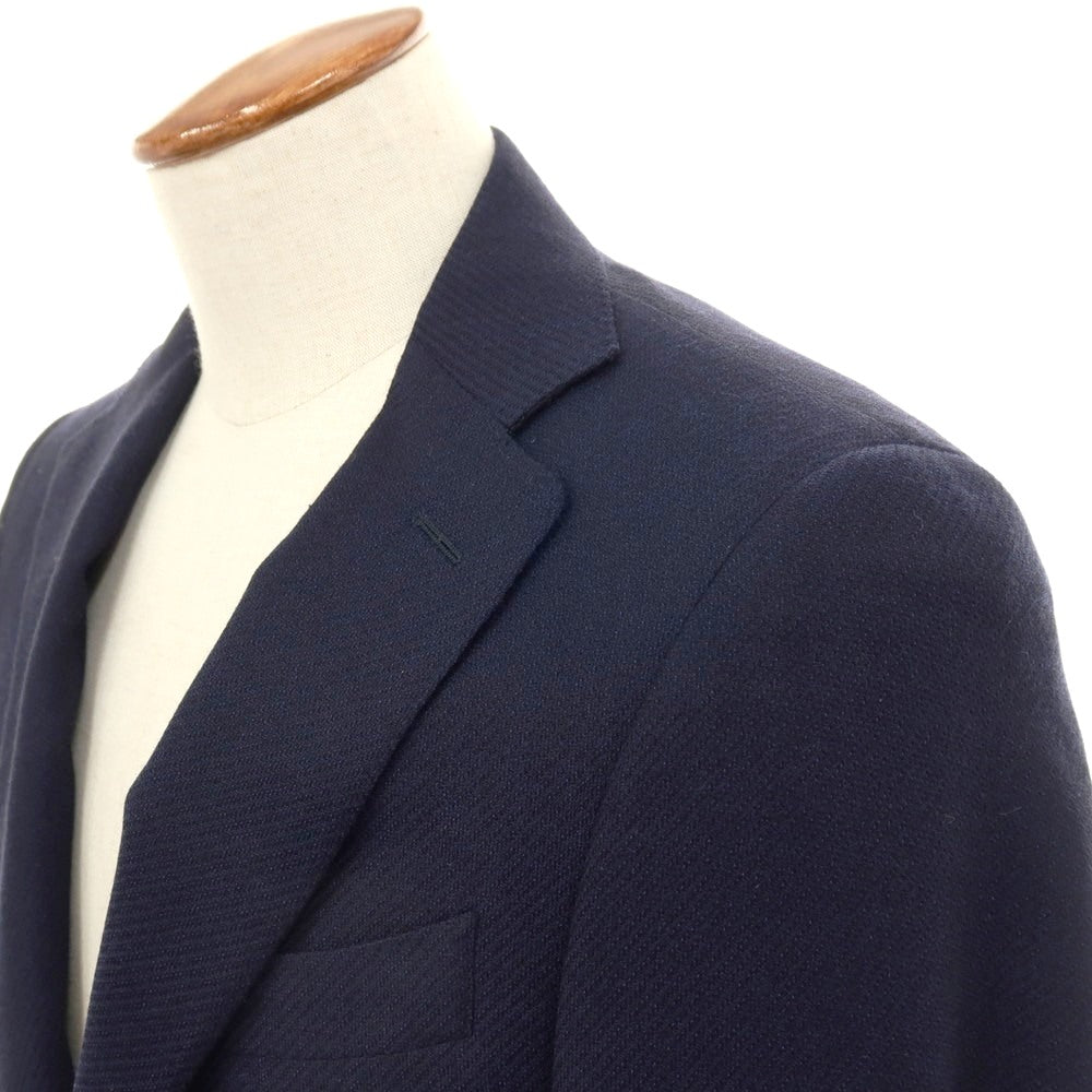 【新品】カナーリ CANALI ウール 2B テーラードジャケット ネイビー【サイズ46】【 状態ランクN 】【 メンズ 】
