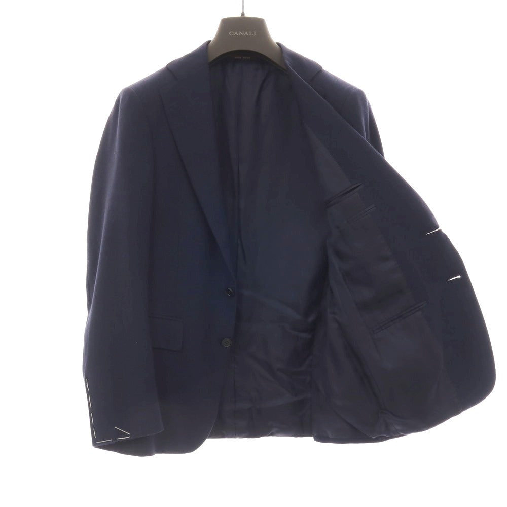 【新品】カナーリ CANALI ウール 2B テーラードジャケット ネイビー【サイズ46】【 状態ランクN 】【 メンズ 】