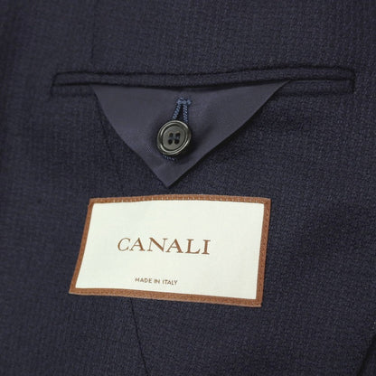 【新品】カナーリ CANALI ストレッチ ウール 2B テーラードジャケット ネイビー【サイズ52】【 状態ランクN 】【 メンズ 】