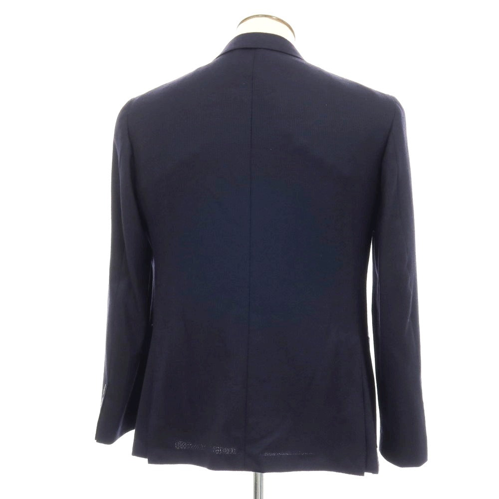 【新品】カナーリ CANALI ストレッチ ウール 2B テーラードジャケット ネイビー【サイズ54】【 状態ランクN 】【 メンズ 】