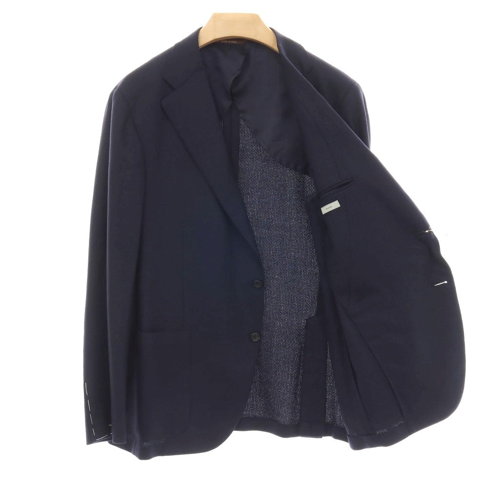 【新品】カナーリ CANALI ストレッチ ウール 2B テーラードジャケット ネイビー【サイズ54】【 状態ランクN 】【 メンズ 】