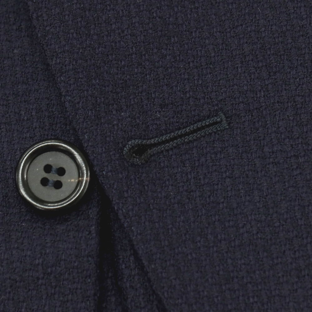 【新品】カナーリ CANALI ストレッチ ウール 2B テーラードジャケット ネイビー【サイズ54】【 状態ランクN 】【 メンズ 】
