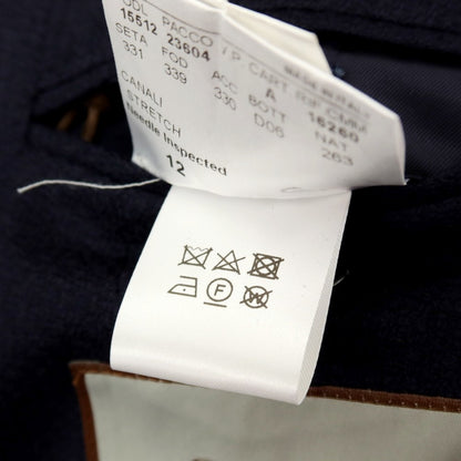【新品】カナーリ CANALI ストレッチ ウール 2B テーラードジャケット ネイビー【サイズ54】【 状態ランクN 】【 メンズ 】