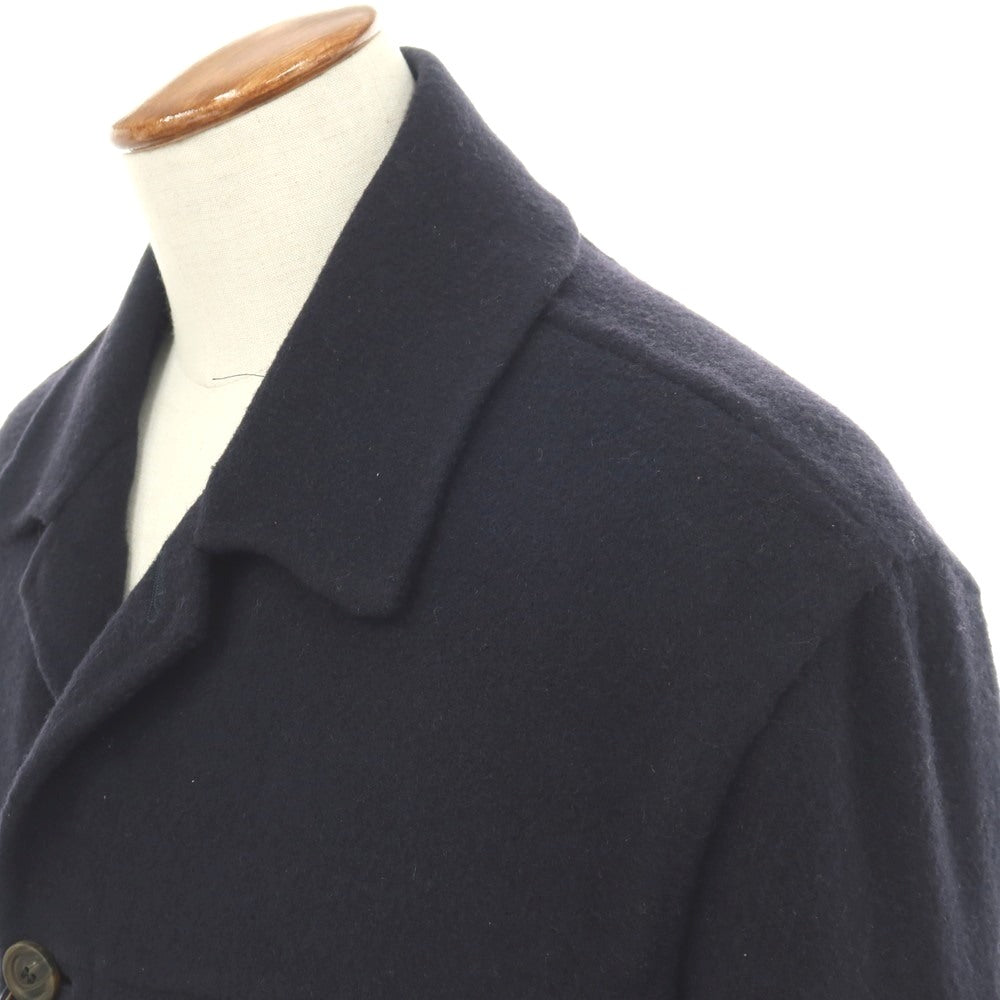 【新品】カナーリ CANALI ウールナイロン ドッキングデザイン 中綿入り カバーオール ブルゾン ネイビー【サイズM】【 状態ランクN 】【 メンズ 】