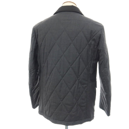 【新品】カナーリ CANALI リバーシブル ウール＆ポリエステル 中綿入り カジュアルジャケット グレーxブラック【サイズ48】【 状態ランクN 】【 メンズ 】