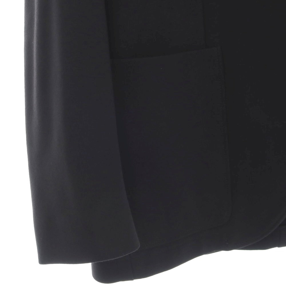 【新品】カナーリ CANALI レーヨンポリエステル ジャージー 裏起毛 2B カジュアルジャケット ブラック【サイズ46】【 状態ランクN 】【 メンズ 】