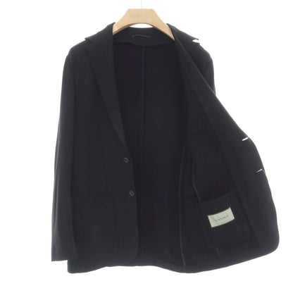 【新品】カナーリ CANALI レーヨンポリエステル ジャージー 裏起毛 2B カジュアルジャケット ブラック【サイズ46】【 状態ランクN 】【 メンズ 】