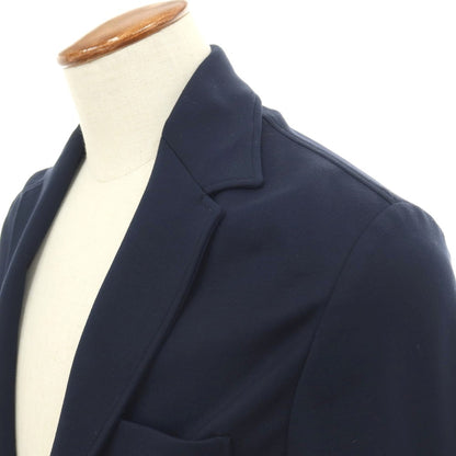 【新品】カナーリ CANALI レーヨンポリエステル ジャージー 裏起毛 2B カジュアルジャケット ネイビー【サイズ46】【 状態ランクN 】【 メンズ 】
