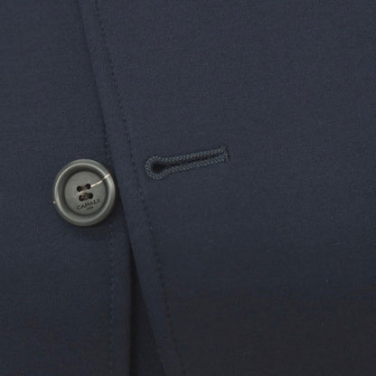 【新品】カナーリ CANALI レーヨンポリエステル ジャージー 裏起毛 2B カジュアルジャケット ネイビー【サイズ46】【 状態ランクN 】【 メンズ 】