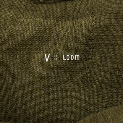 【新品】ヴィルーム V::loom ウール ニットソー プルオーバー パーカー フーディー オリーブ【サイズL】【 状態ランクN 】【 メンズ 】