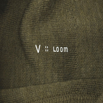 【新品】ヴィルーム V::loom ウール クルーネック ニットソー プルオーバーニット オリーブ【サイズL】【 状態ランクN 】【 メンズ 】