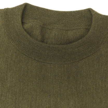 【新品】ヴィルーム V::loom ウール クルーネック ニットソー プルオーバーニット オリーブ【サイズL】【 状態ランクN 】【 メンズ 】