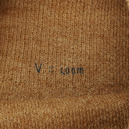 【新品アウトレット】ヴィルーム V::loom ウール系 モックネック プルオーバーニット ライトブラウン【サイズ表記なし（L位）】【 状態ランクN- 】【 メンズ 】