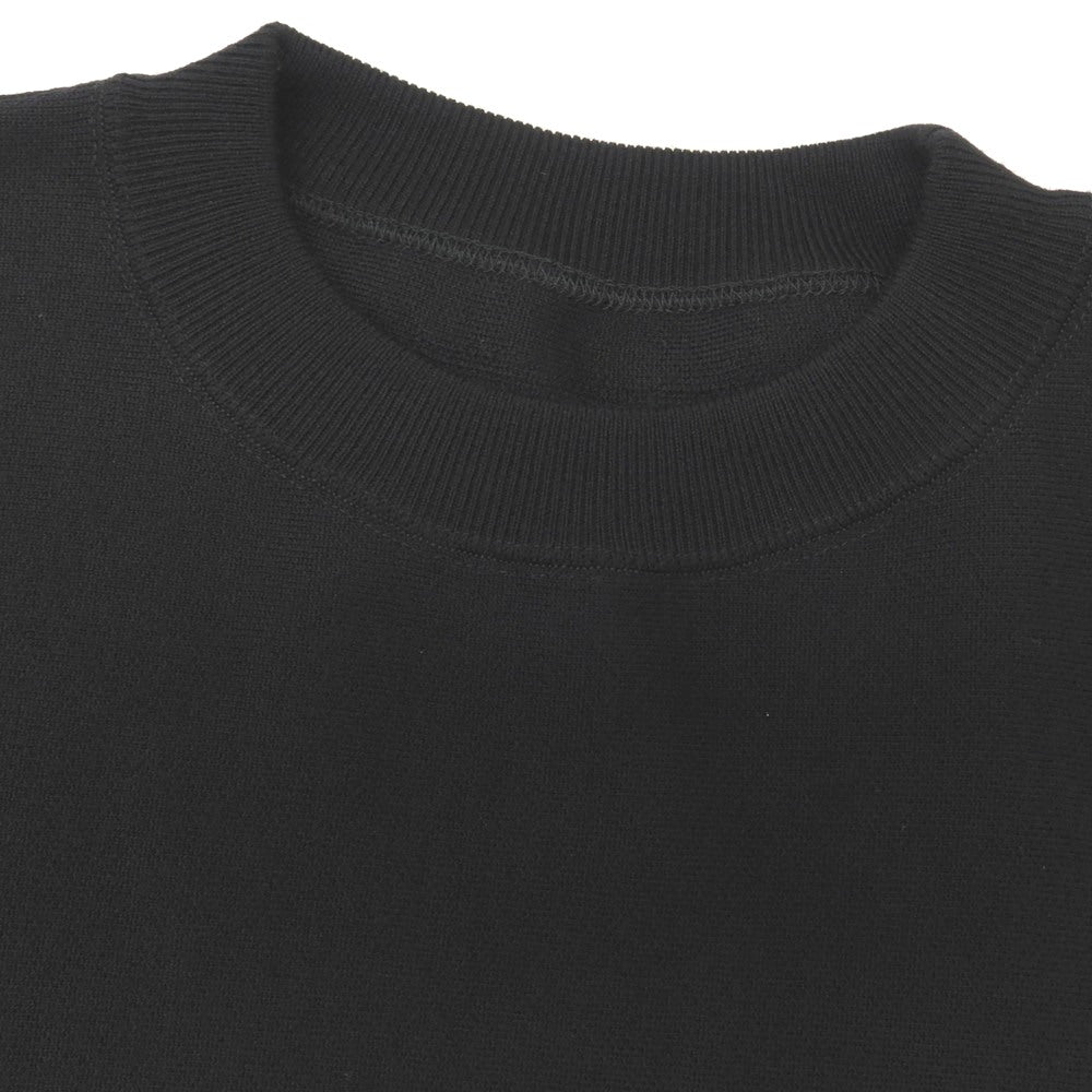 【新品アウトレット】ヴィルーム V::loom ウール クルーネック ニットソー プルオーバーニット ブラック【サイズ表記なし（L位）】【 状態ランクN- 】【 メンズ 】