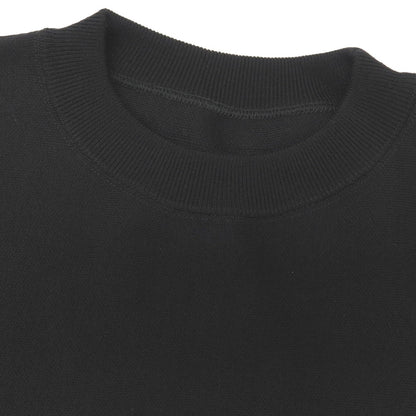 【新品アウトレット】ヴィルーム V::loom ウール クルーネック ニットソー プルオーバーニット ブラック【サイズ表記なし（L位）】【 状態ランクN- 】【 メンズ 】