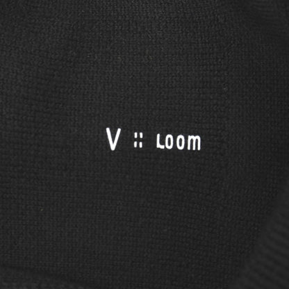 【新品アウトレット】ヴィルーム V::loom ウール クルーネック ニットソー プルオーバーニット ブラック【サイズ表記なし（L位）】【 状態ランクN- 】【 メンズ 】