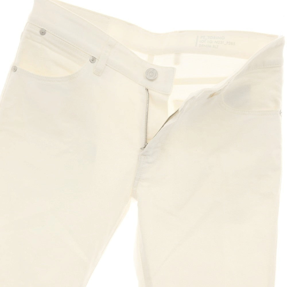 【中古】ピーティートリノ デニム PT TORINO DENIM SWING ストレッチ コットン デニムパンツ ジーンズ ホワイト【サイズ30】【 状態ランクB 】【 メンズ 】[BPD]