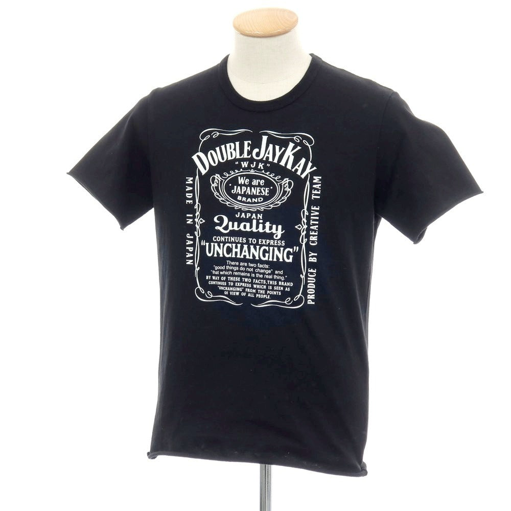 【中古】ダブルジェイケイ wjk コットン クルーネック 半袖Ｔシャツ ブラック【サイズS】【 状態ランクB 】【 メンズ 】