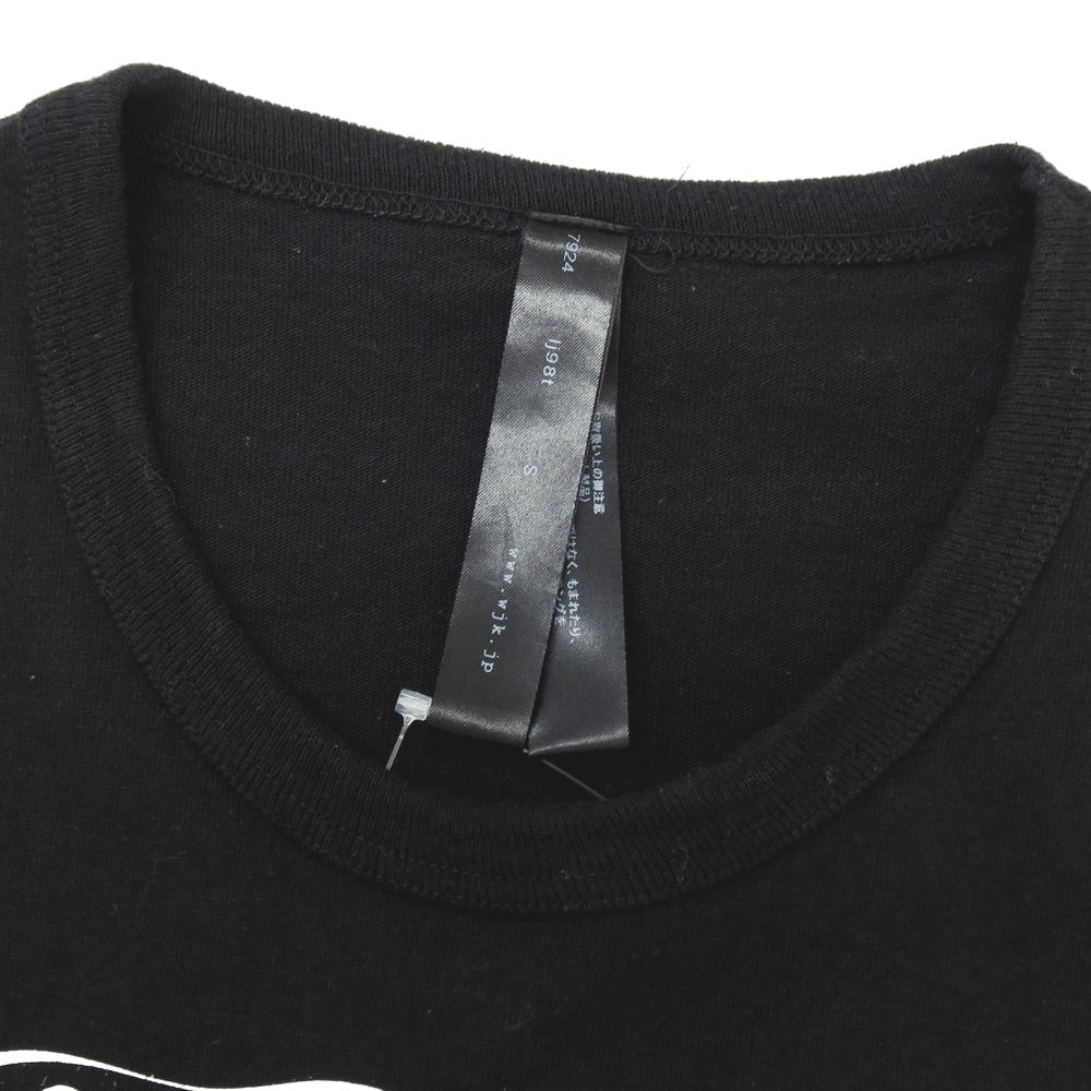 【中古】ダブルジェイケイ wjk コットン クルーネック 半袖Ｔシャツ ブラック【サイズS】【 状態ランクB 】【 メンズ 】