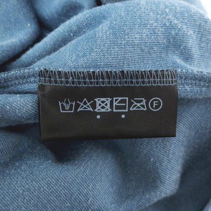 【中古】ジュンハシモト junhashimoto コットンポリエステル パイル カモフラ クルーネック 半袖Ｔシャツ ブルー【サイズ2】【 状態ランクC 】【 メンズ 】
