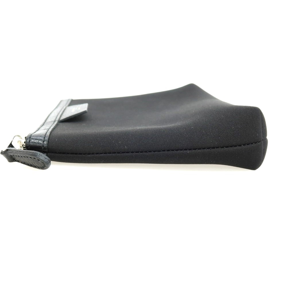 【中古】ペッレモルビダ PELLE MORBIDA ポリエステル系×レザー ポーチ ブラック【 状態ランクB 】【 メンズ 】