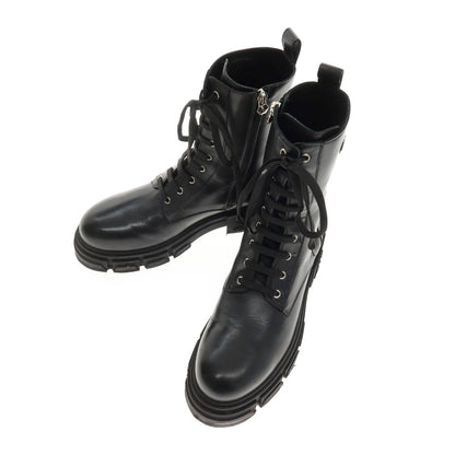 【中古】フィリッププレイン PHILIPP PLEIN レザー ブーツ ブラック【サイズ43】【 状態ランクC 】【 メンズ 】