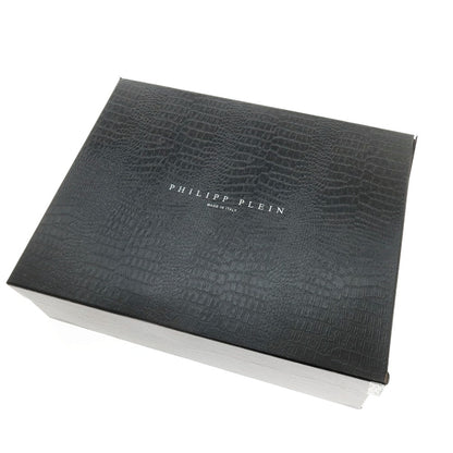 【中古】フィリッププレイン PHILIPP PLEIN レザー ブーツ ブラック【サイズ43】【 状態ランクC 】【 メンズ 】