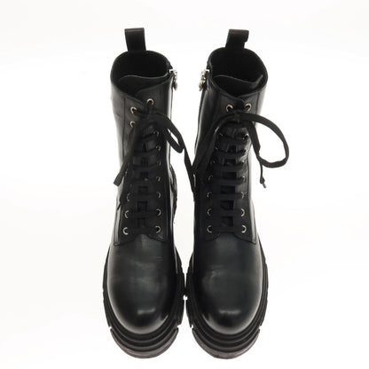 【中古】フィリッププレイン PHILIPP PLEIN レザー ブーツ ブラック【サイズ43】【 状態ランクC 】【 メンズ 】