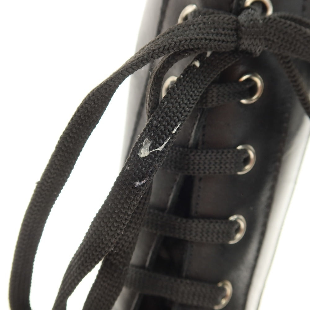 【中古】フィリッププレイン PHILIPP PLEIN レザー ブーツ ブラック【サイズ43】【 状態ランクC 】【 メンズ 】