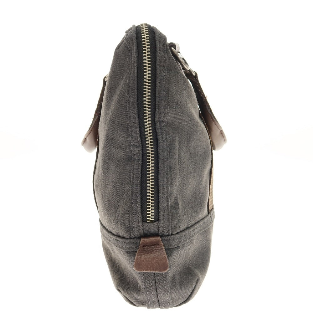 【中古】トゥミ TUMI ポリエステル系 レザー 2way ブリーフケース ダークグレーxダークブラウン【 状態ランクC 】【 メンズ 】