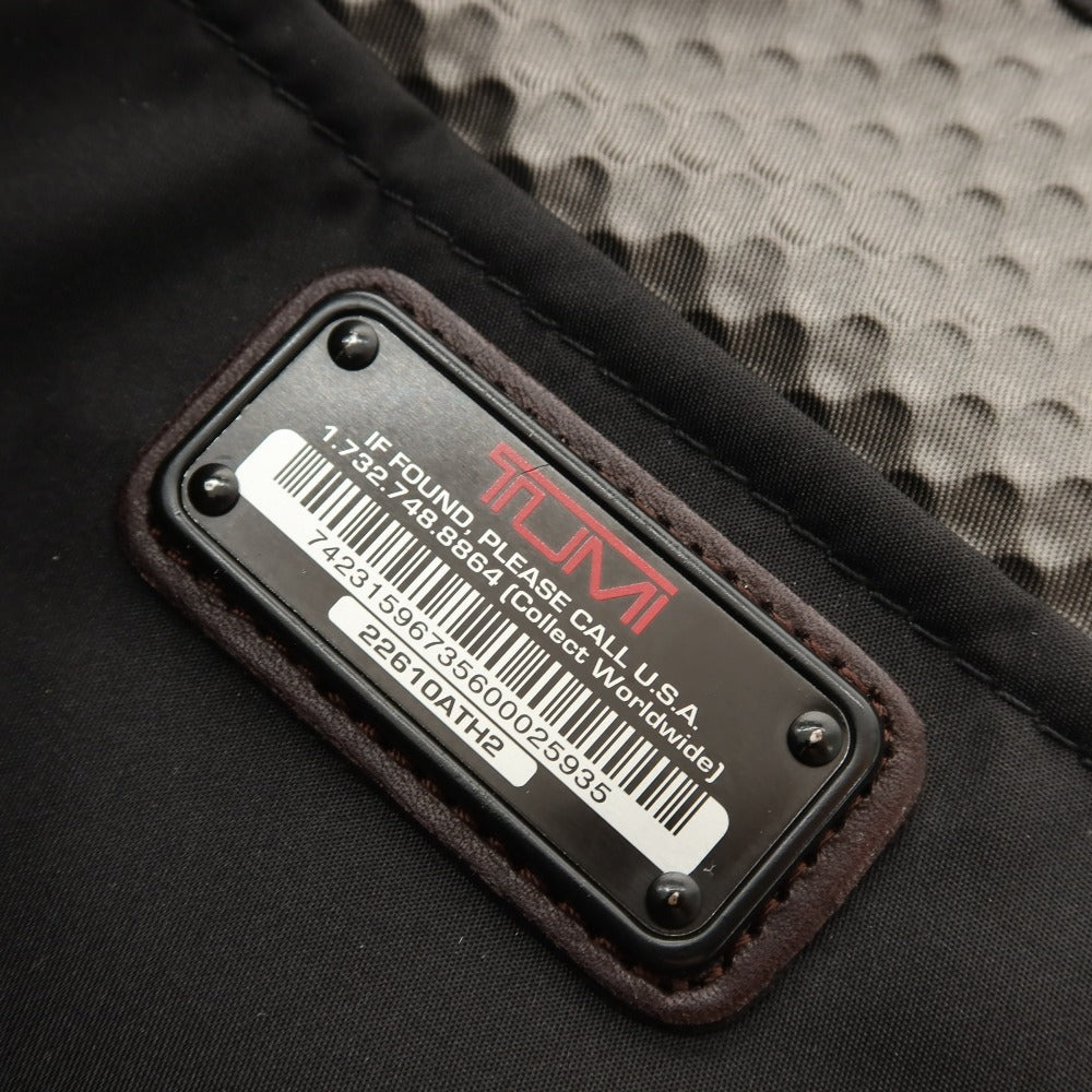 【中古】トゥミ TUMI ポリエステル系 レザー 2way ブリーフケース ダークグレーxダークブラウン【 状態ランクC 】【 メンズ 】