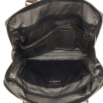 【中古】トゥミ TUMI ポリエステル系 レザー 2way ブリーフケース ダークグレーxダークブラウン【 状態ランクC 】【 メンズ 】