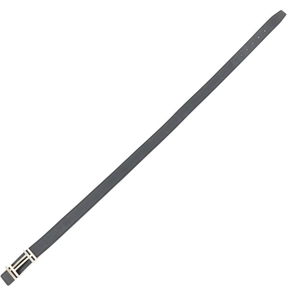 【中古】エルメス HERMES H・オ・カレ T刻印 リバーシブル レザー ベルト ブラック【サイズ90】【 状態ランクB 】【 ユニセックス 】