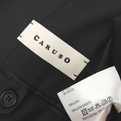 【中古】カルーゾ CARUSO ウールモヘヤ 3つボタンスーツ ブラック【サイズ48】【 状態ランクC 】【 メンズ 】