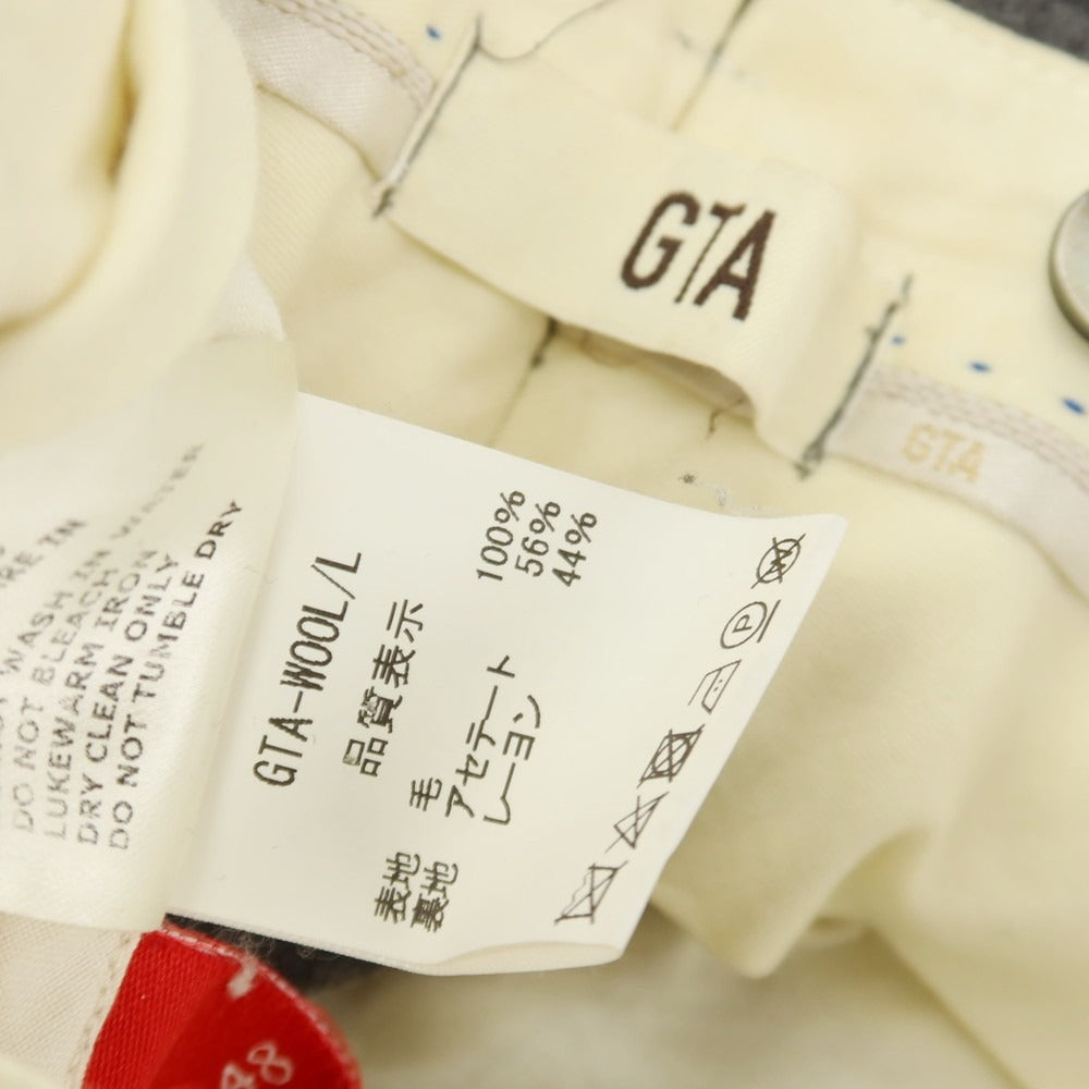 【中古】ジーティーアー G.T.A Herrik ウール ドレススラックスパンツ グレー【サイズ48】【 状態ランクC 】【 メンズ 】